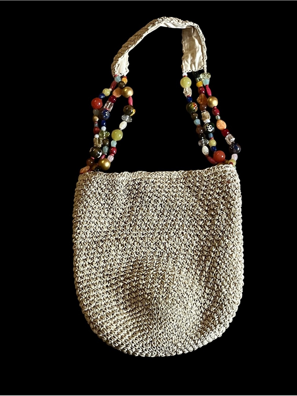 Capelli Straworld Beaded Strawbag